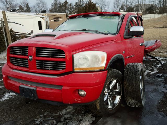 1D7HU18266S571806 - 2006 DODGE RAM 1500 S RED photo 2