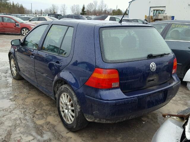 9BWGL61J164003805 - 2006 VOLKSWAGEN GOLF GLS BLUE photo 3