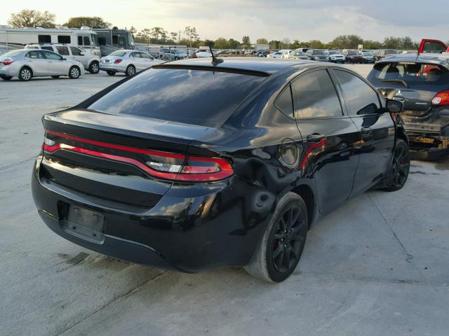 1C3CDFAA0FD433111 - 2015 DODGE DART SE BLACK photo 4