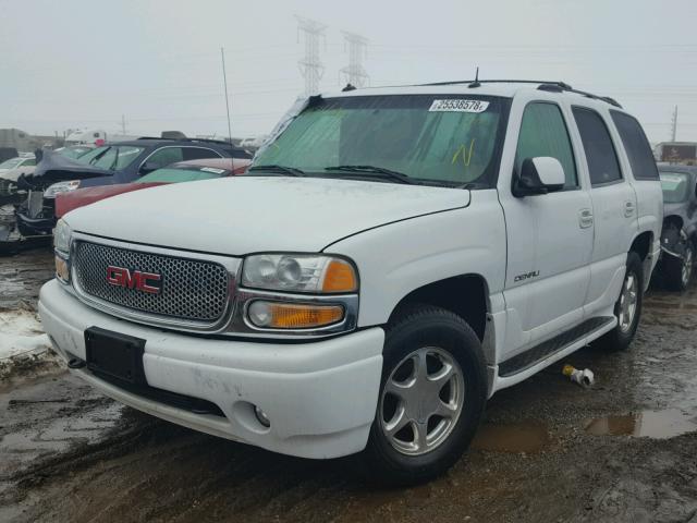 1GKEK63U33J313063 - 2003 GMC YUKON DENA WHITE photo 2