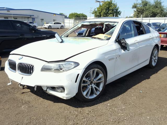 WBAXA5C57ED690018 - 2014 BMW 535 D WHITE photo 2