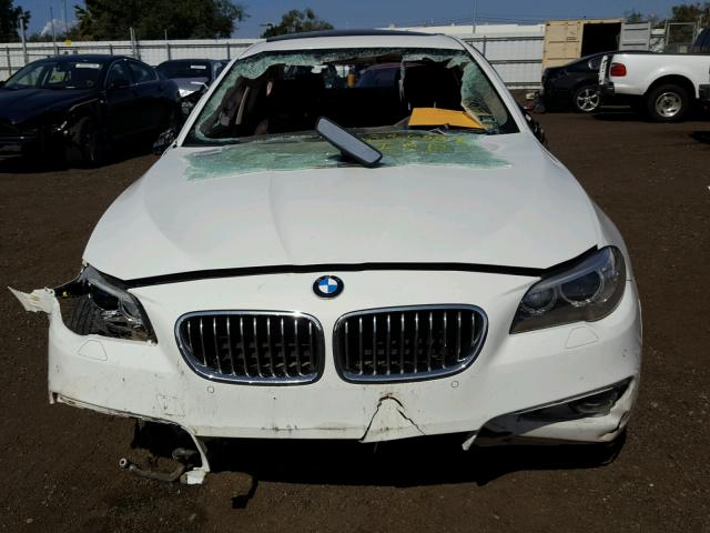 WBAXA5C57ED690018 - 2014 BMW 535 D WHITE photo 9