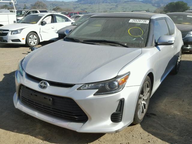 JTKJF5C7XE3078731 - 2014 TOYOTA SCION TC SILVER photo 2