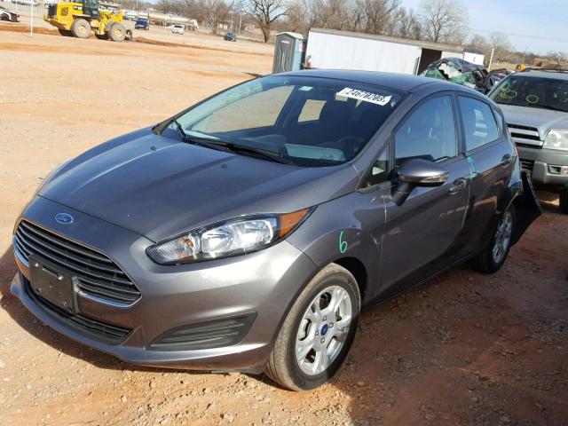 3FADP4EJ4EM234738 - 2014 FORD FIESTA SE GRAY photo 2