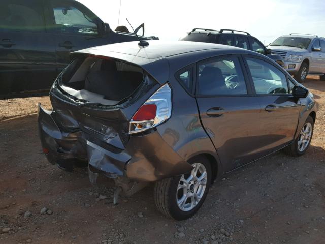 3FADP4EJ4EM234738 - 2014 FORD FIESTA SE GRAY photo 4