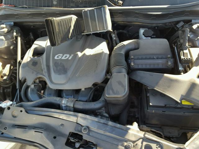 KNAGM4A74F5640145 - 2015 KIA OPTIMA LX GRAY photo 7