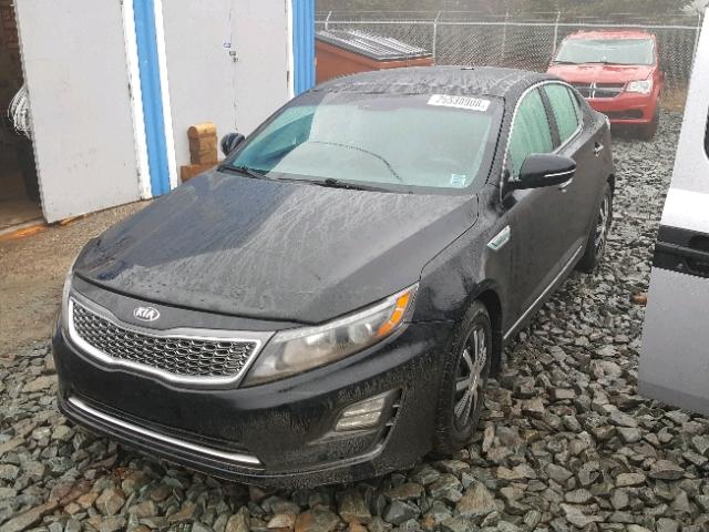 KNAGN4AD9E5072086 - 2014 KIA OPTIMA HYB BLACK photo 2