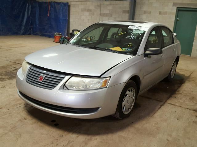 1G8AJ52F54Z186503 - 2004 SATURN ION LEVEL SILVER photo 2