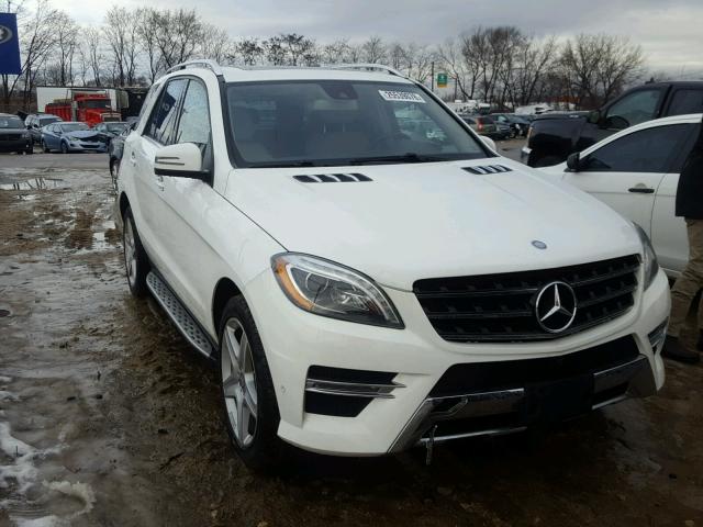 4JGDA2EB9EA341074 - 2014 MERCEDES-BENZ ML 350 BLU WHITE photo 1