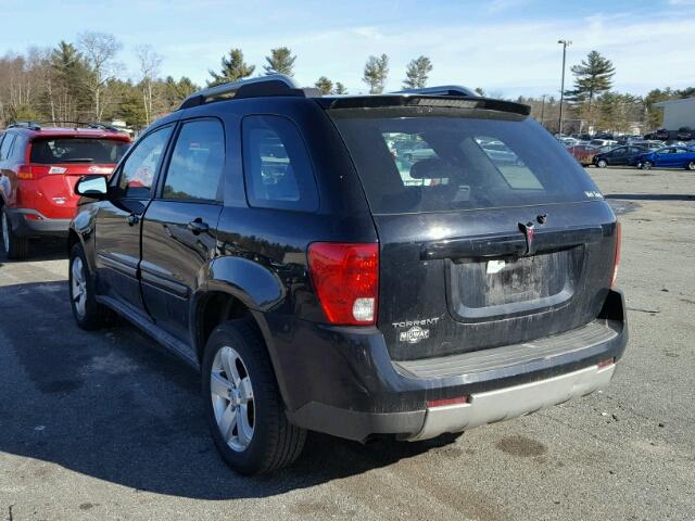 2CKDL63F366176092 - 2006 PONTIAC TORRENT BLACK photo 3