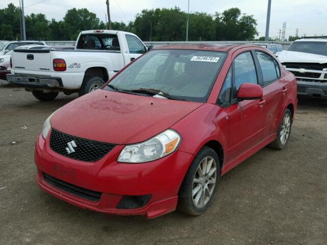 JS2YC415785103061 - 2008 SUZUKI SX4 CONVEN RED photo 2