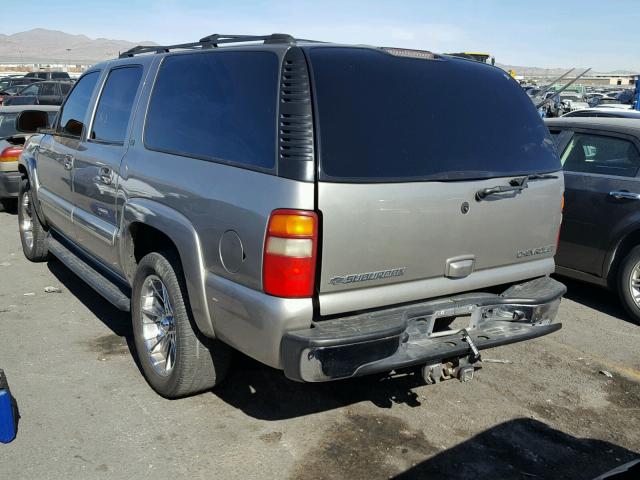 3GNEC16Z02G352106 - 2002 CHEVROLET SUBURBAN C TAN photo 3