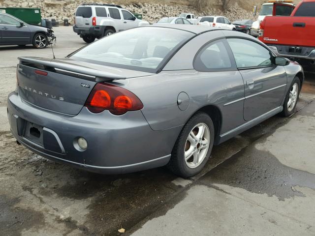 4B3AG42G63E129207 - 2003 DODGE STRATUS SE GRAY photo 4