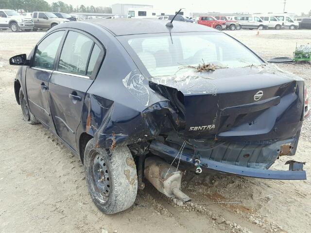 3N1AB61E78L688494 - 2008 NISSAN SENTRA 2.0 BLUE photo 3