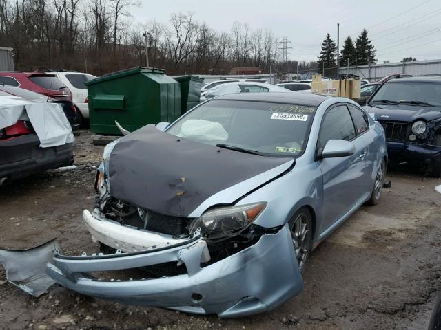 JTKDE167860072207 - 2006 TOYOTA SCION TC BLUE photo 2