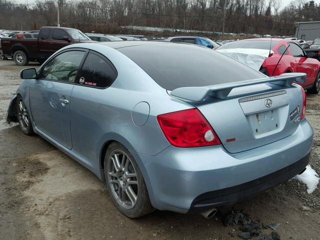 JTKDE167860072207 - 2006 TOYOTA SCION TC BLUE photo 3