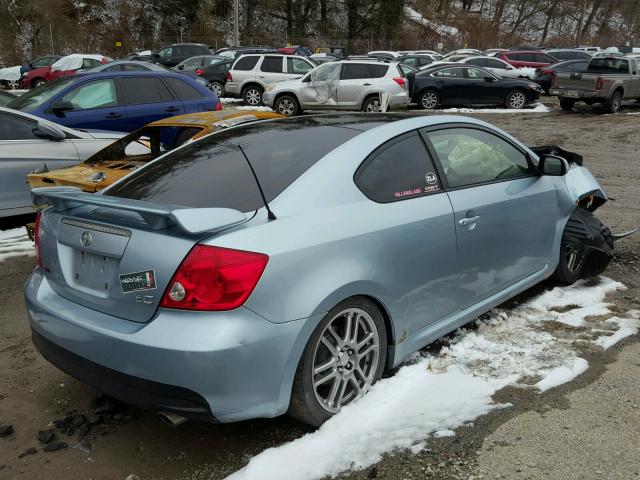 JTKDE167860072207 - 2006 TOYOTA SCION TC BLUE photo 4