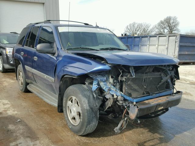 1GNDS13S842442427 - 2004 CHEVROLET TRAILBLAZE BLUE photo 1