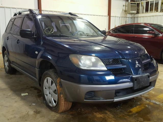 JA4LX31F54U001098 - 2004 MITSUBISHI OUTLANDER BLUE photo 1