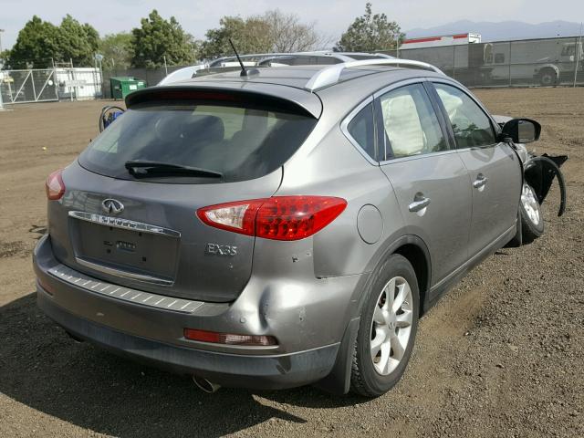 JN1AJ0HPXAM700043 - 2010 INFINITI EX35 BASE GRAY photo 4