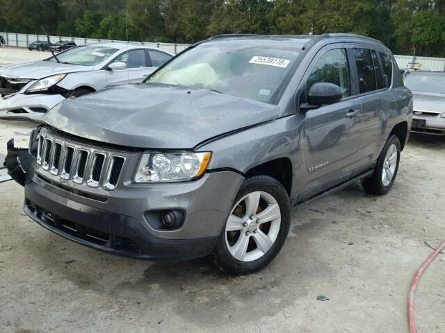 1J4NT1FA6BD260833 - 2011 JEEP COMPASS SP GRAY photo 2