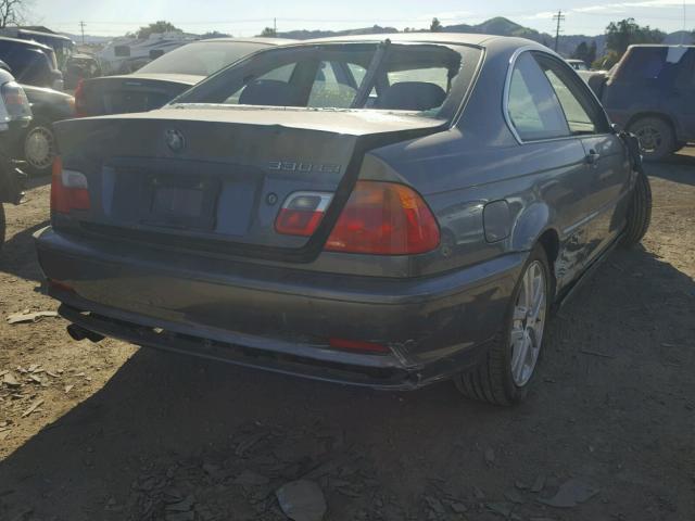 WBABN53462JU38750 - 2002 BMW 330 CI BLUE photo 4