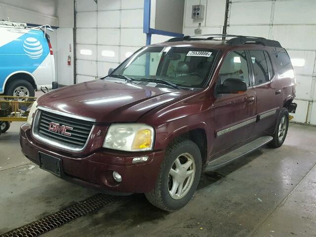 1GKET16SX26107282 - 2002 GMC ENVOY XL MAROON photo 2