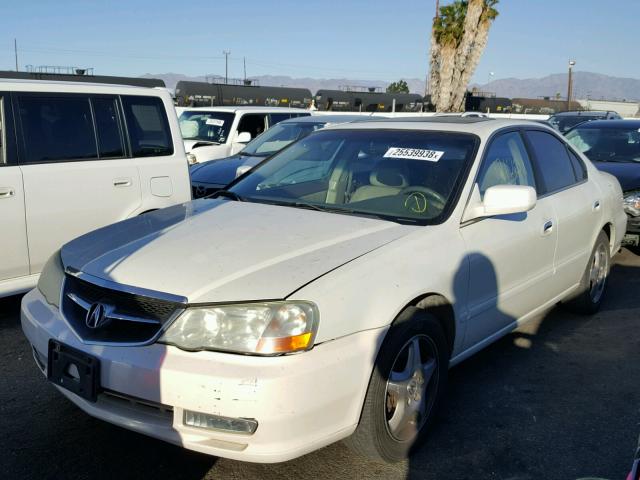 19UUA56663A086602 - 2003 ACURA 3.2TL WHITE photo 2