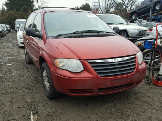 2C4GP54L45R534921 - 2005 CHRYSLER TOWN & COU RED photo 1