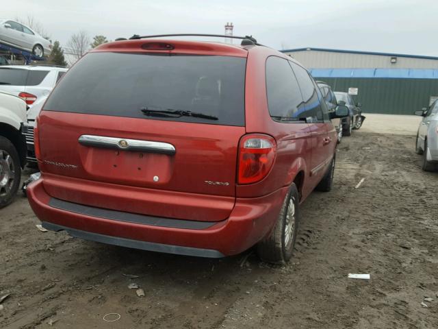 2C4GP54L45R534921 - 2005 CHRYSLER TOWN & COU RED photo 4