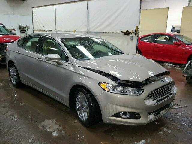 3FA6P0HD6FR303439 - 2015 FORD FUSION SE TAN photo 1