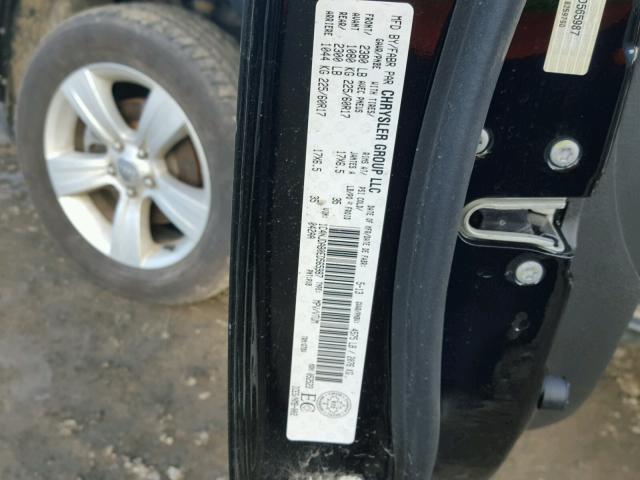 1C4NJDAB0ED565987 - 2014 JEEP COMPASS SP BLACK photo 10