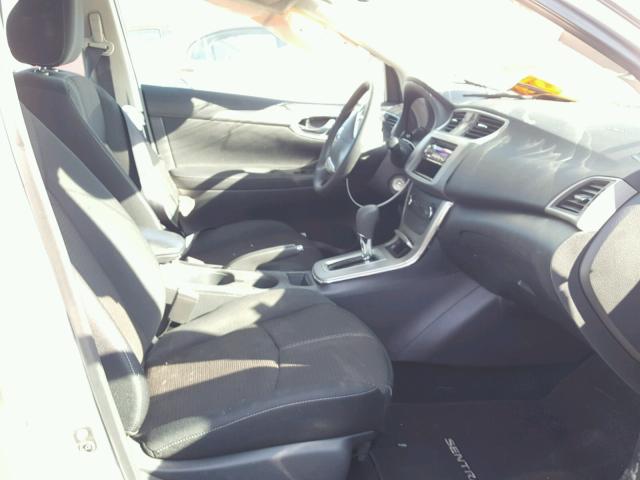 3N1AB7AP0FY224812 - 2015 NISSAN SENTRA S SILVER photo 5