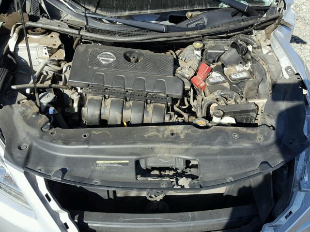 3N1AB7AP0FY224812 - 2015 NISSAN SENTRA S SILVER photo 7