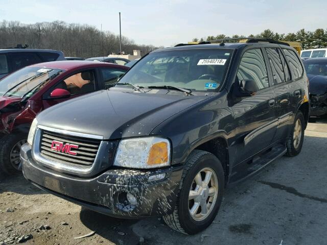 1GKDT13S342409958 - 2004 GMC ENVOY BLACK photo 2