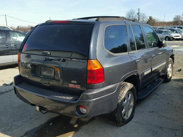 1GKDT13S342409958 - 2004 GMC ENVOY BLACK photo 4