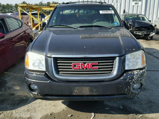 1GKDT13S342409958 - 2004 GMC ENVOY BLACK photo 9