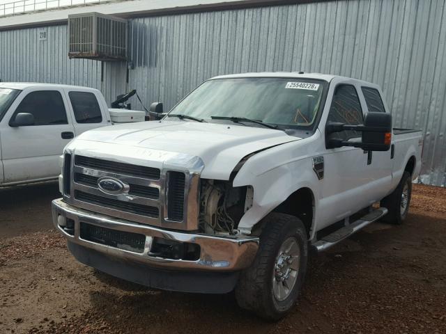 1FTSW21R88ED94863 - 2008 FORD F250 SUPER WHITE photo 2