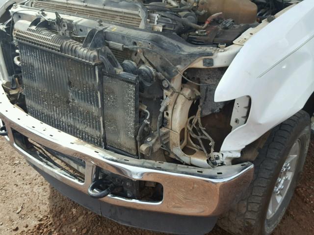 1FTSW21R88ED94863 - 2008 FORD F250 SUPER WHITE photo 9