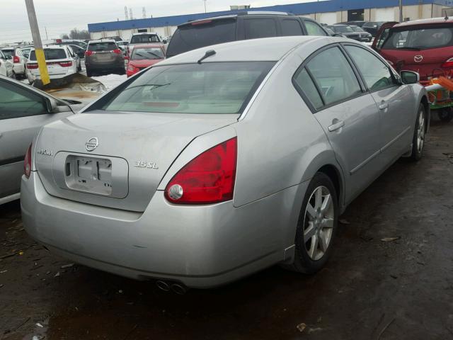 1N4BA41E05C813289 - 2005 NISSAN MAXIMA SE SILVER photo 4