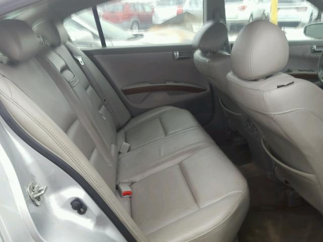 1N4BA41E05C813289 - 2005 NISSAN MAXIMA SE SILVER photo 6