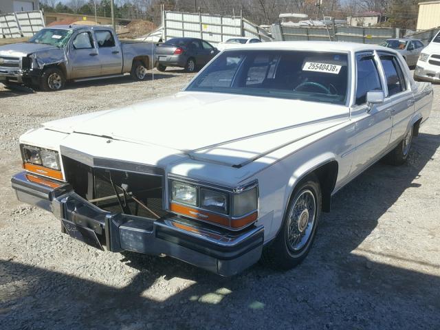 1G6DW51Y4H9745913 - 1987 CADILLAC BROUGHAM WHITE photo 2