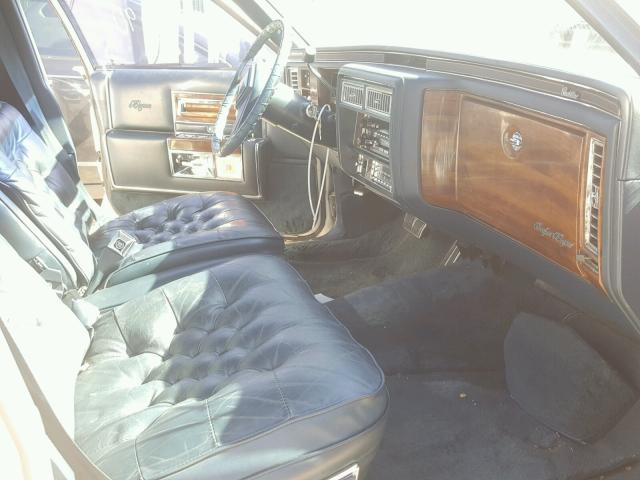 1G6DW51Y4H9745913 - 1987 CADILLAC BROUGHAM WHITE photo 5