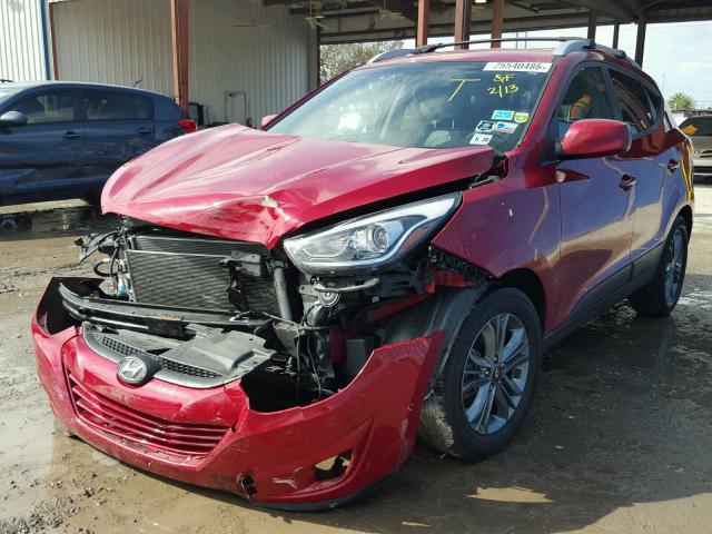 KM8JU3AG2FU098578 - 2015 HYUNDAI TUCSON LIM RED photo 2