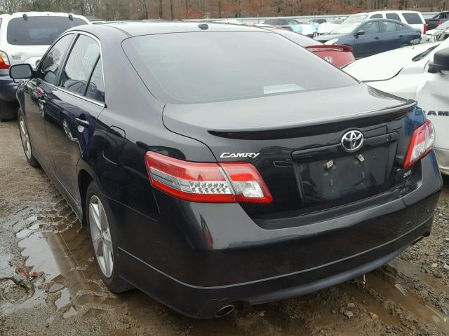 4T1BF3EK7BU216440 - 2011 TOYOTA CAMRY BASE BLACK photo 3