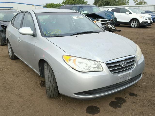 KMHDU46D38U350598 - 2008 HYUNDAI ELANTRA GL SILVER photo 1