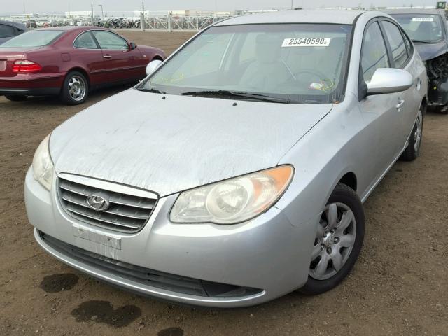 KMHDU46D38U350598 - 2008 HYUNDAI ELANTRA GL SILVER photo 2