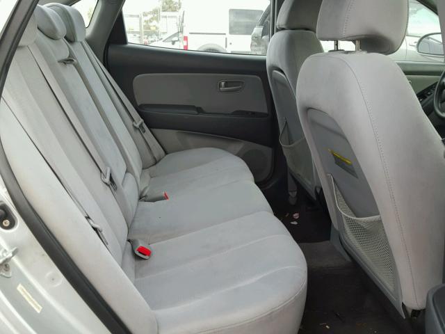 KMHDU46D38U350598 - 2008 HYUNDAI ELANTRA GL SILVER photo 6