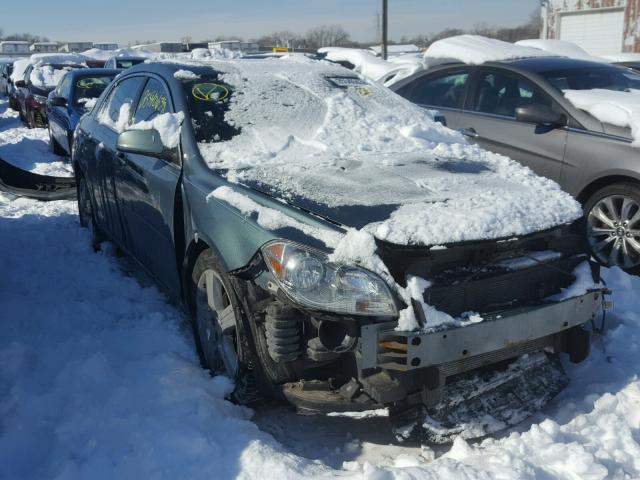 1G1ZH57B094254374 - 2009 CHEVROLET MALIBU 1LT TEAL photo 1