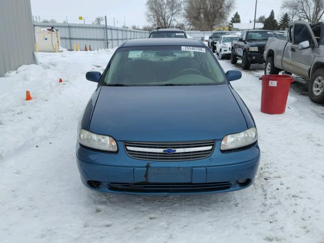 1G1NE52J83M689723 - 2003 CHEVROLET MALIBU LS BLUE photo 9